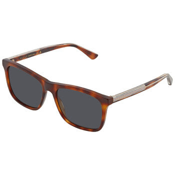 Gucci Gucci Grey Square Men's Sunglasses GG0381SN 009 57