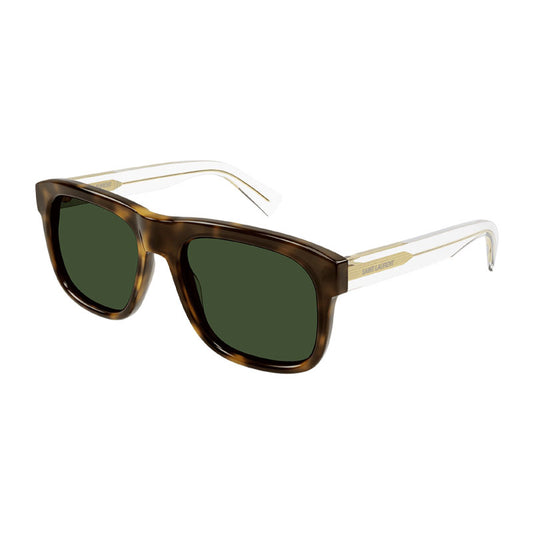 Saint Laurent SL558 002 Dark Havana/Transparent/