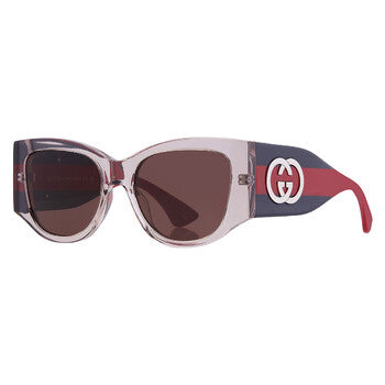 Gucci Gucci Brown Cat Eye Ladies Sunglasses GG2115S 005 55