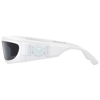 Versace Versace Dark Grey Wrap Men's Sunglasses VE4446 314/87 67