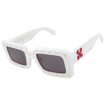 Off-White Off-White Atlantic Grey Rectangular Unisex Sunglasses OERI025 0107 52