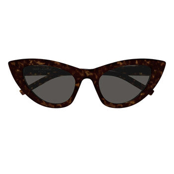 Saint Laurent Saint Laurent Grey Cat Eye Ladies Sunglasses SL 213 LILY 016 52
