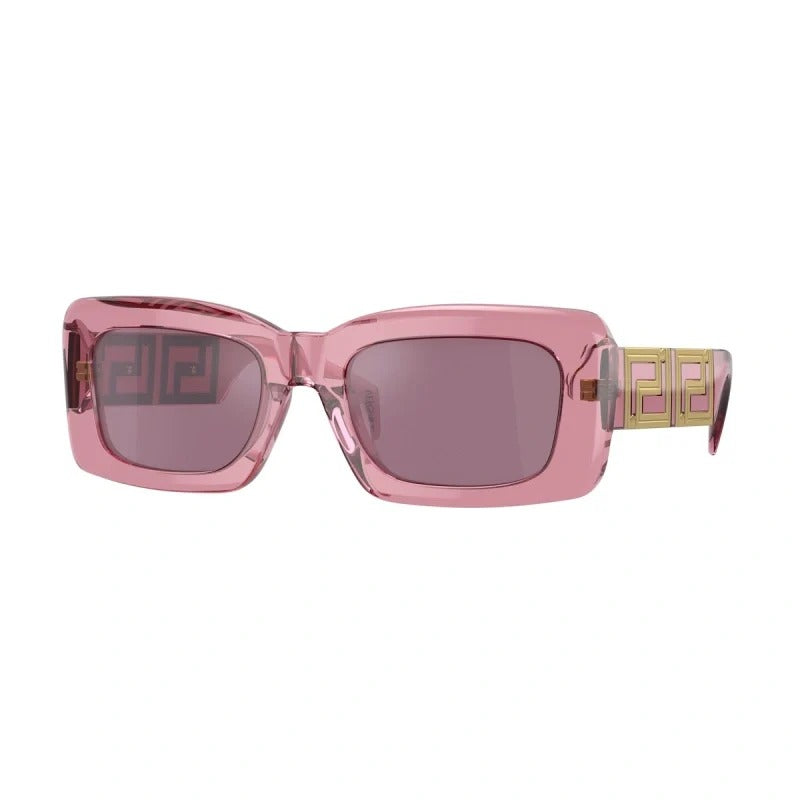 Versace Versace-VE4444U-5355AK-54 TRANSPARENT PINK / VIOLEST / SILVER MIRROR 54-21-140 VERSACE SUNGLASSES