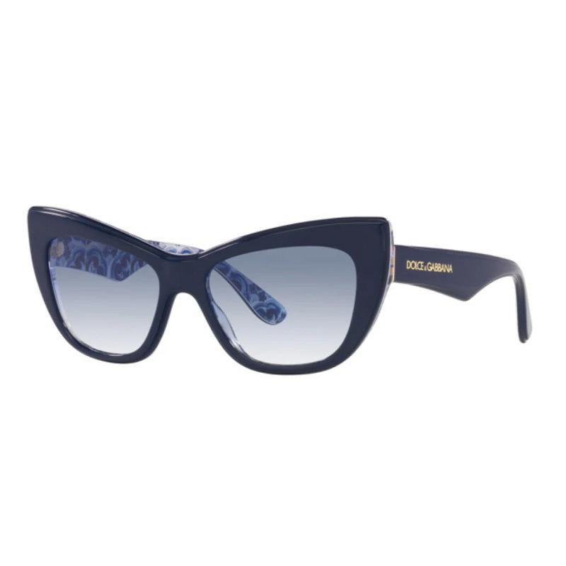 Dolce & Gabbana DG4417 341419 Blue on Blue Maiolica/Clear Gradient Light Blue 54mm