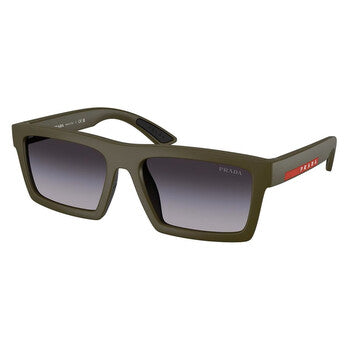 Prada Linea Rossa Prada Linea Rossa Grey Gradient Rectangular Men's Sunglasses PS A07S 15X09U 55