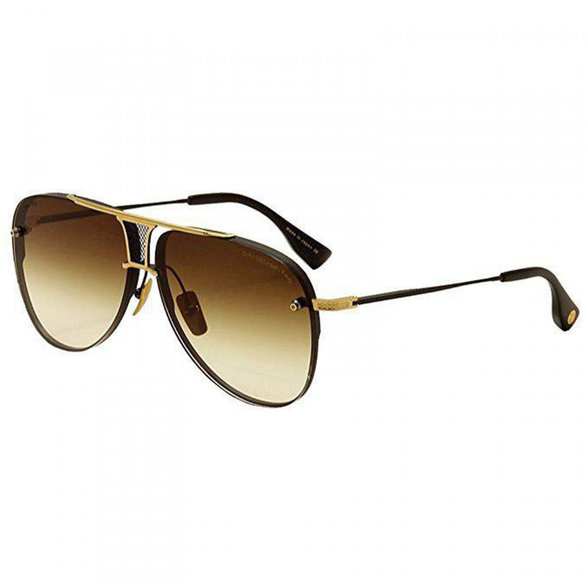 Dita DECADE-TWO-DRX-2082 B Matte Black-18k Gold/Dark Brown to Clear- AR 62mm