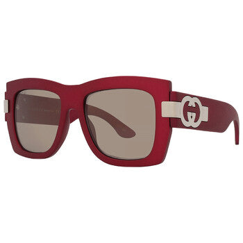 Gucci Gucci Grey Multilayer Square Ladies Sunglasses GG1688S 003 54