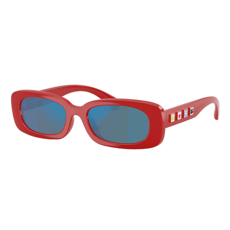 Dolce & Gabbana DX6006U 308825 Red/Dark Grey Mirror Blue 46mm