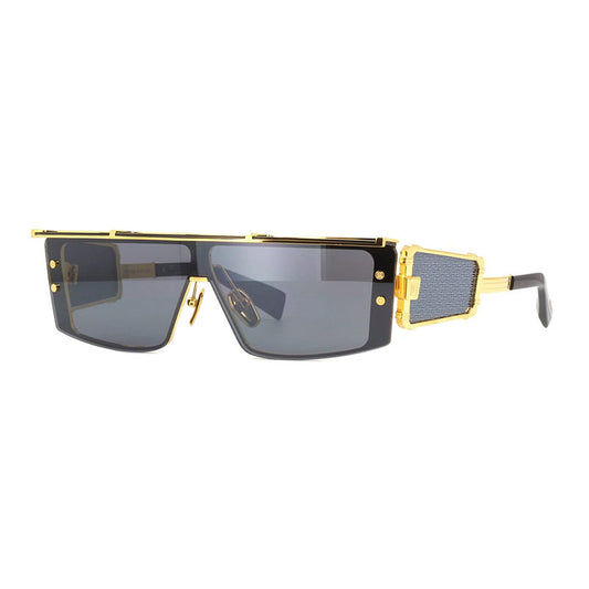 Balmain WONDER BOY III BPS-127 A Gold/Black/Dark Grey Black Flash Mirror AR 145mm